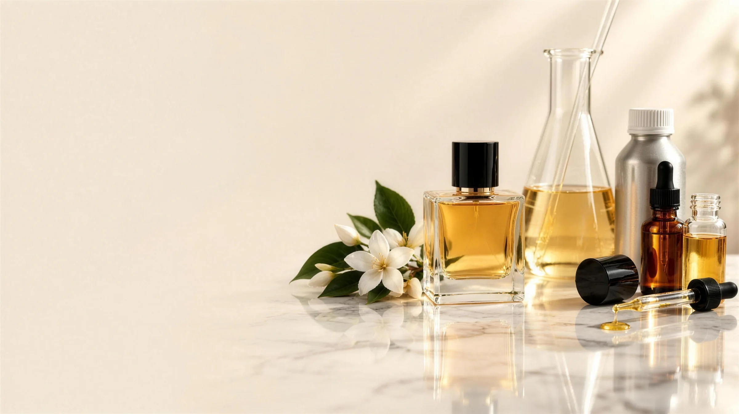 Private label parfüm üretimi: parfüm şişesi, esans ve laboratuvar camları