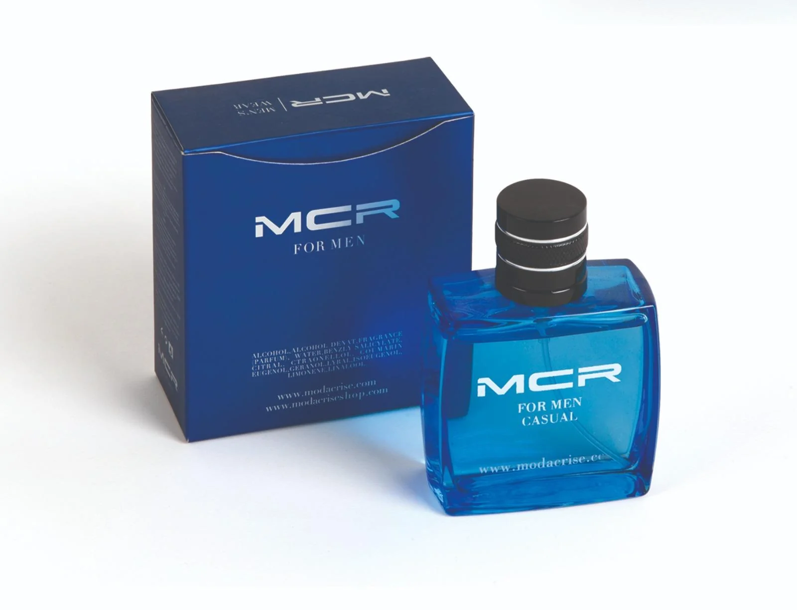 MCR For Men Casual – kobalt mavi şişe ve kutu